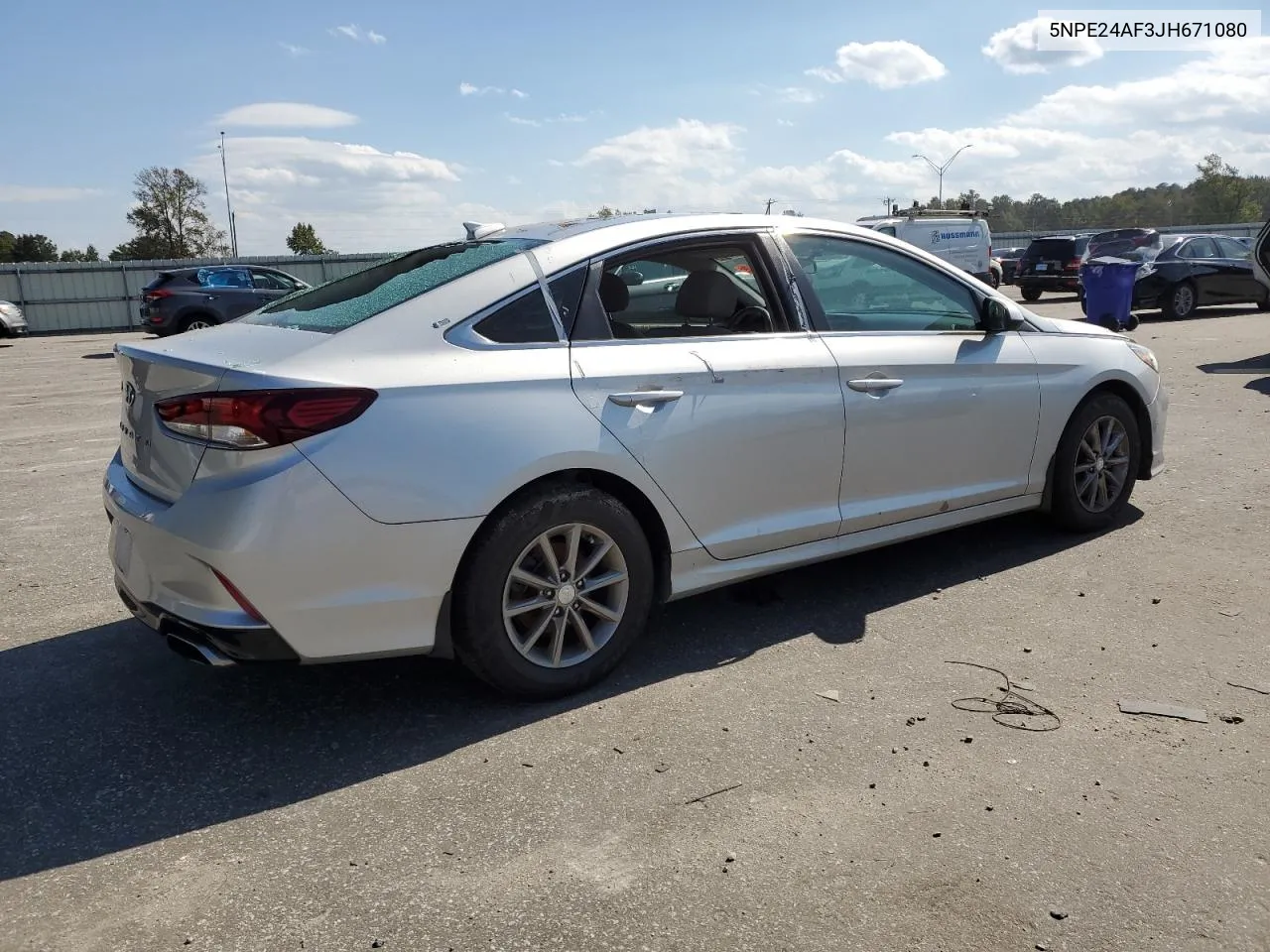 2018 Hyundai Sonata Se VIN: 5NPE24AF3JH671080 Lot: 75987544