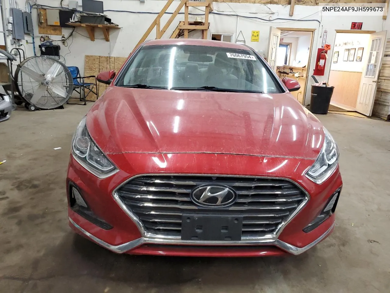 2018 Hyundai Sonata Se VIN: 5NPE24AF9JH599673 Lot: 76067954