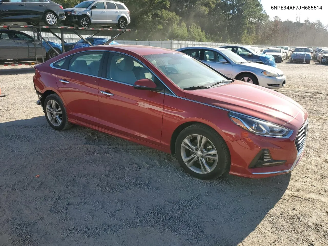 2018 Hyundai Sonata Sport VIN: 5NPE34AF7JH685514 Lot: 76078734