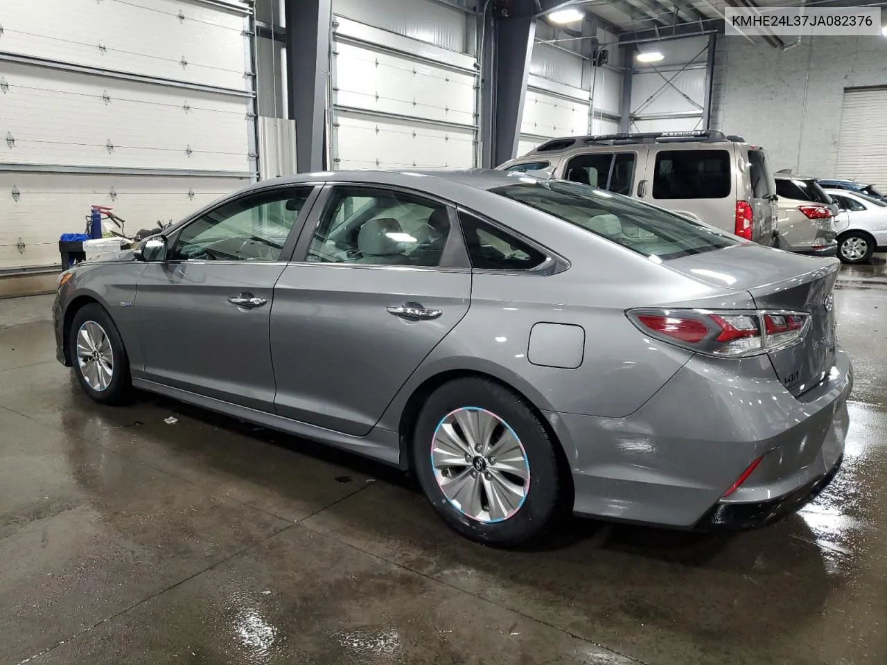 2018 Hyundai Sonata Hybrid VIN: KMHE24L37JA082376 Lot: 76261834