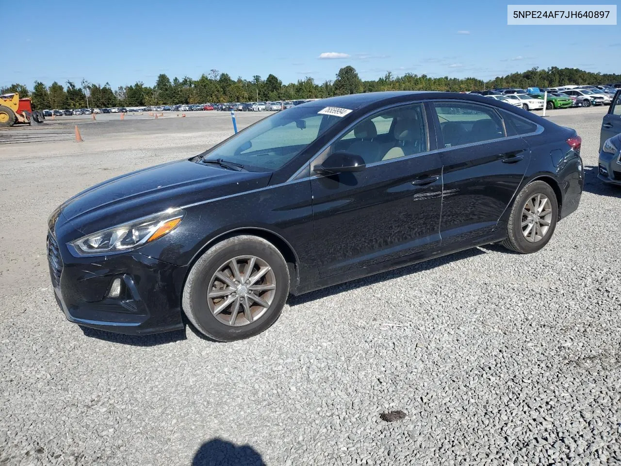 2018 Hyundai Sonata Se VIN: 5NPE24AF7JH640897 Lot: 76559994