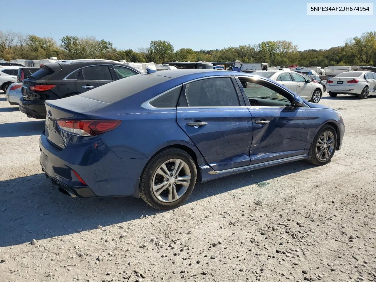 5NPE34AF2JH674954 2018 Hyundai Sonata Sport