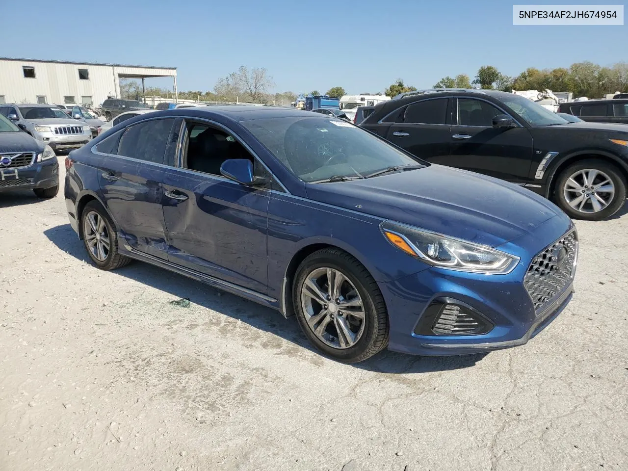 5NPE34AF2JH674954 2018 Hyundai Sonata Sport