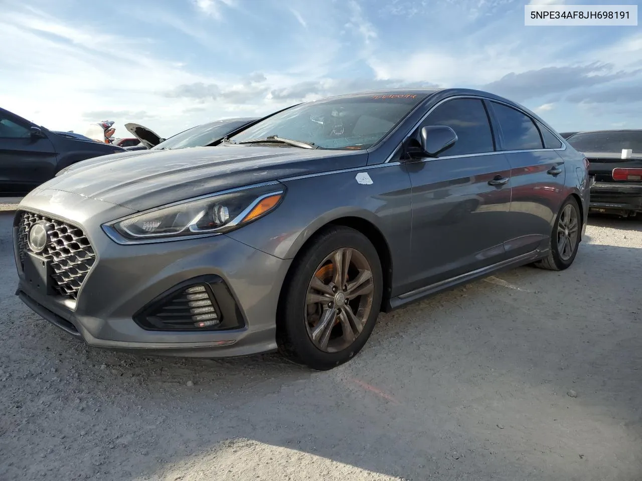 5NPE34AF8JH698191 2018 Hyundai Sonata Sport