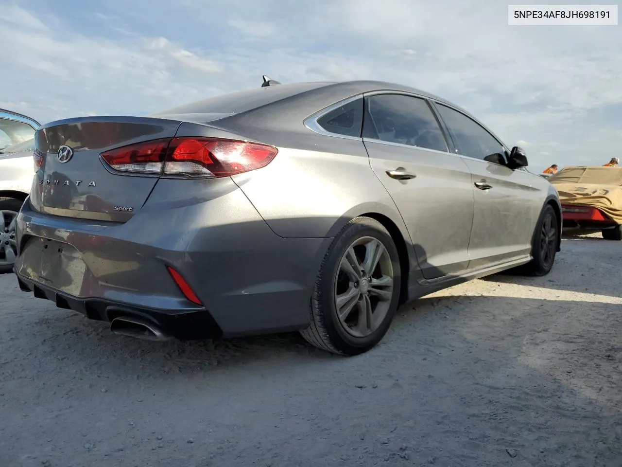 5NPE34AF8JH698191 2018 Hyundai Sonata Sport