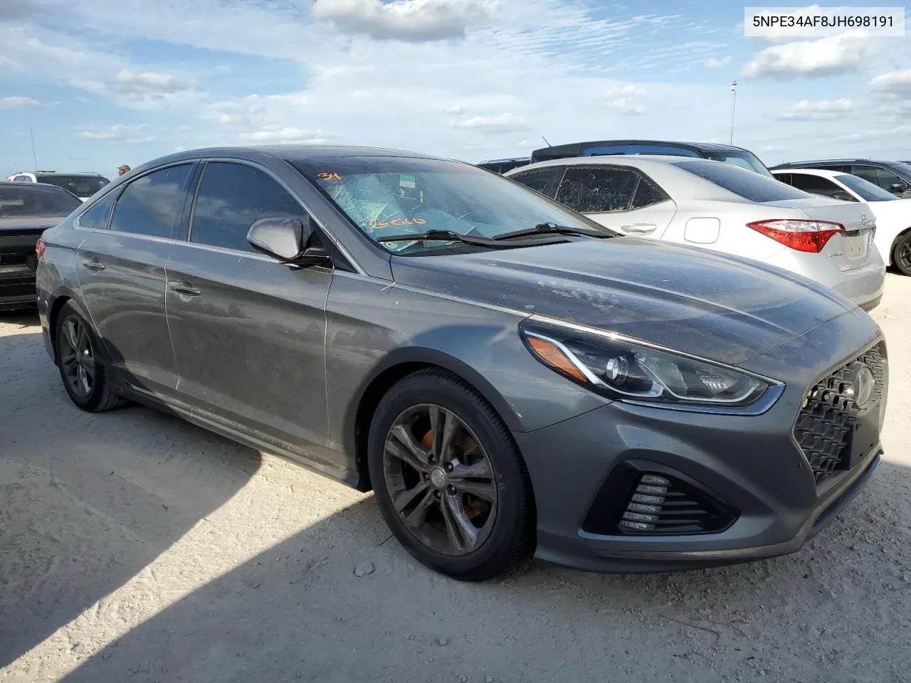 2018 Hyundai Sonata Sport VIN: 5NPE34AF8JH698191 Lot: 76610044