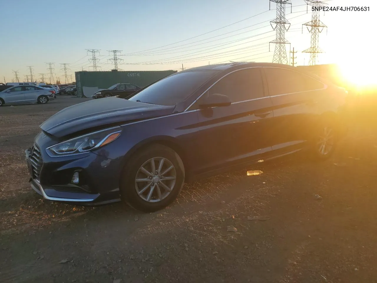 2018 Hyundai Sonata Se VIN: 5NPE24AF4JH706631 Lot: 76627724