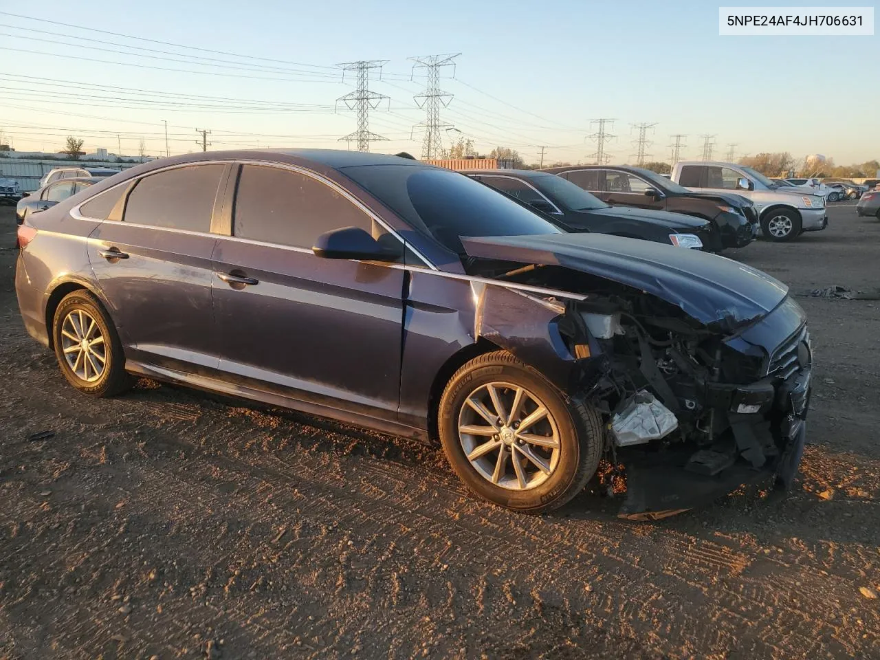 2018 Hyundai Sonata Se VIN: 5NPE24AF4JH706631 Lot: 76627724