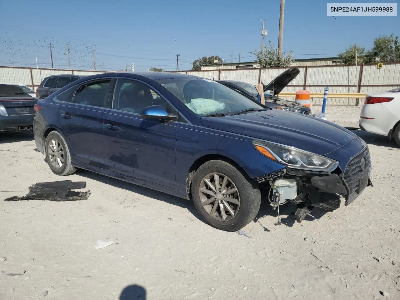 2018 Hyundai Sonata Se VIN: 5NPE24AF1JH599988 Lot: 76729714