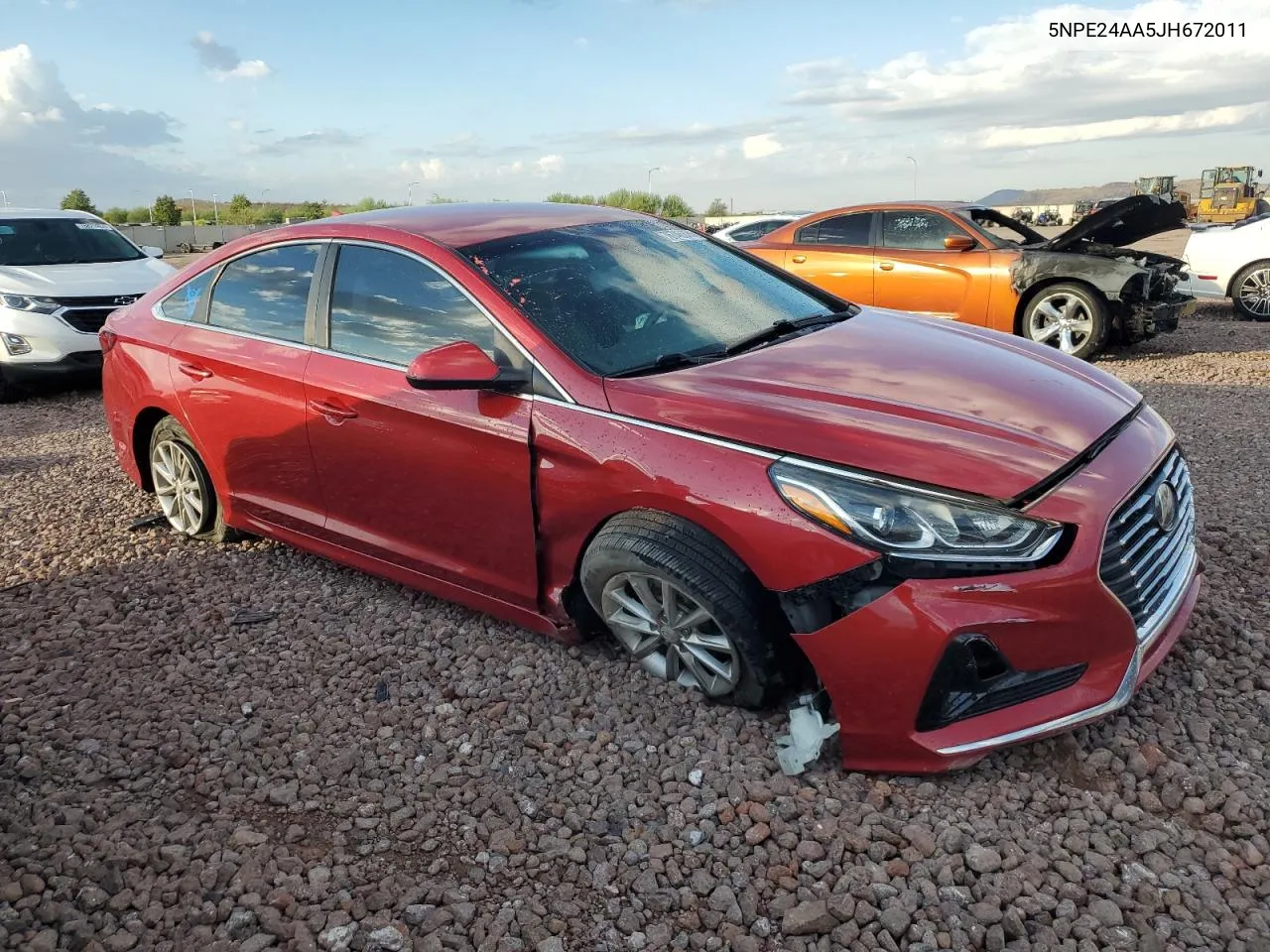 2018 Hyundai Sonata Eco VIN: 5NPE24AA5JH672011 Lot: 76745824