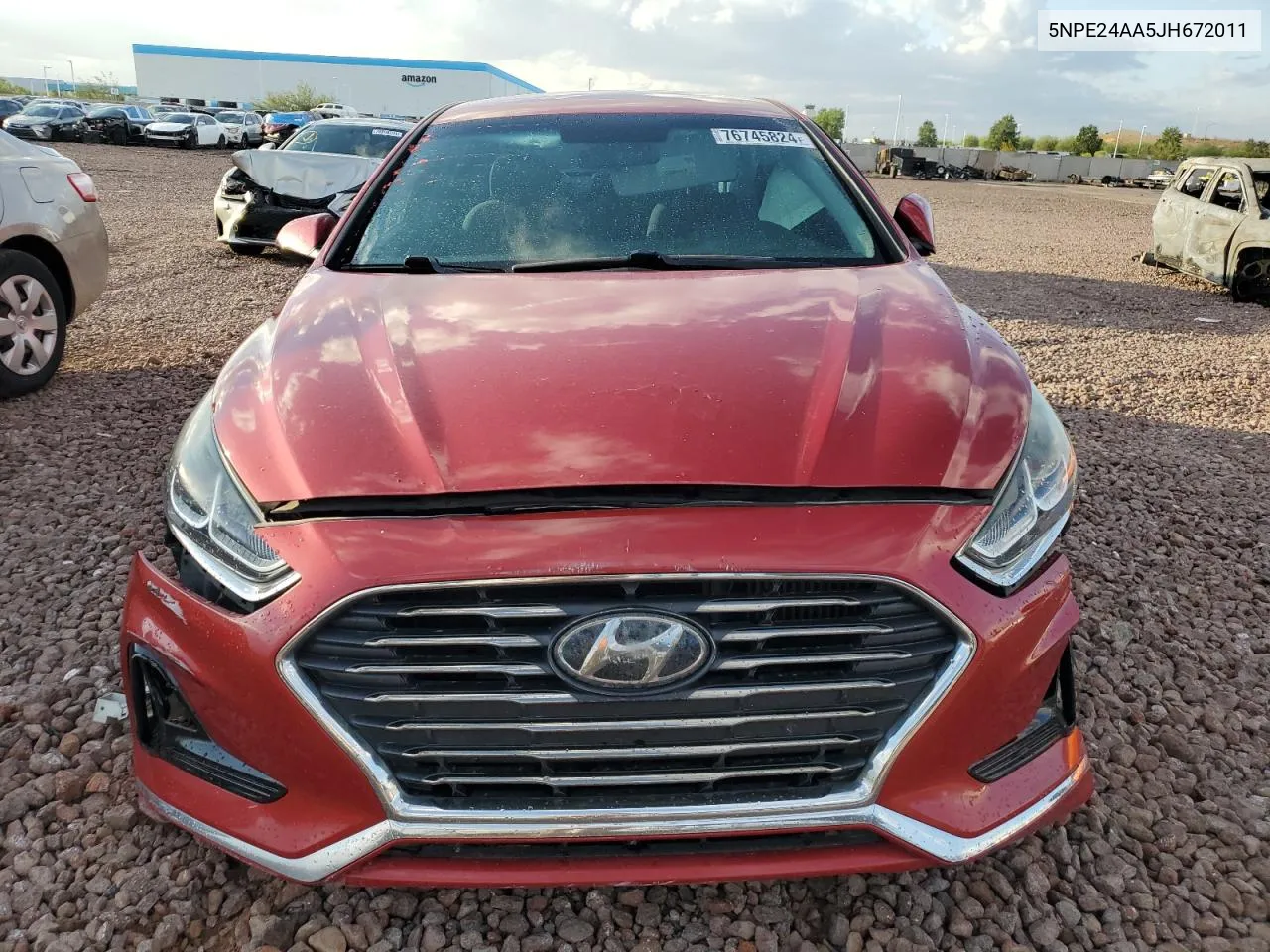 2018 Hyundai Sonata Eco VIN: 5NPE24AA5JH672011 Lot: 76745824