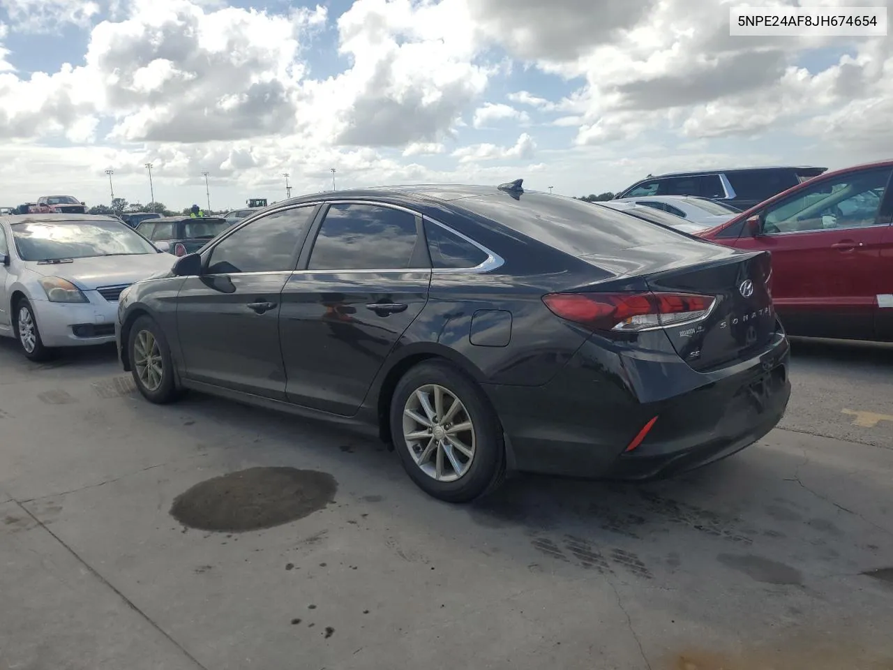 5NPE24AF8JH674654 2018 Hyundai Sonata Se