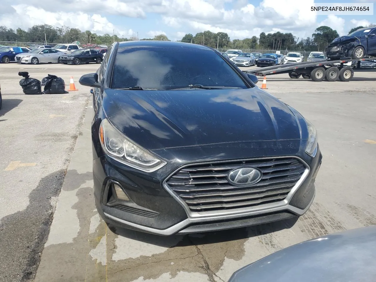 5NPE24AF8JH674654 2018 Hyundai Sonata Se