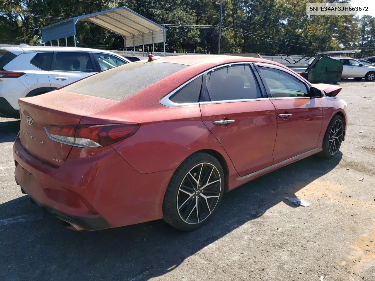 2018 Hyundai Sonata Sport VIN: 5NPE34AF3JH663672 Lot: 77331604