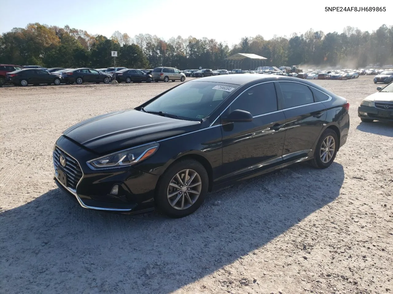 2018 Hyundai Sonata Se VIN: 5NPE24AF8JH689865 Lot: 77596084