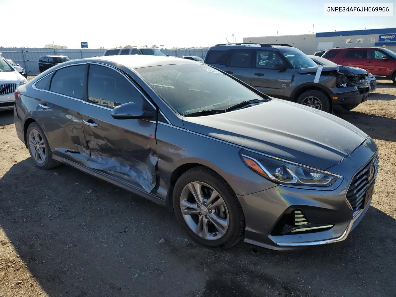 2018 Hyundai Sonata Sport VIN: 5NPE34AF6JH669966 Lot: 77633674