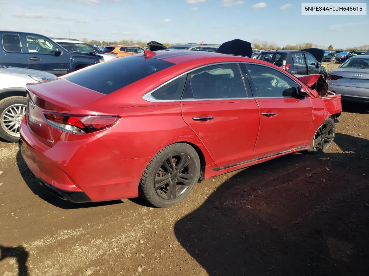 2018 Hyundai Sonata Sport VIN: 5NPE34AF0JH645615 Lot: 77825334