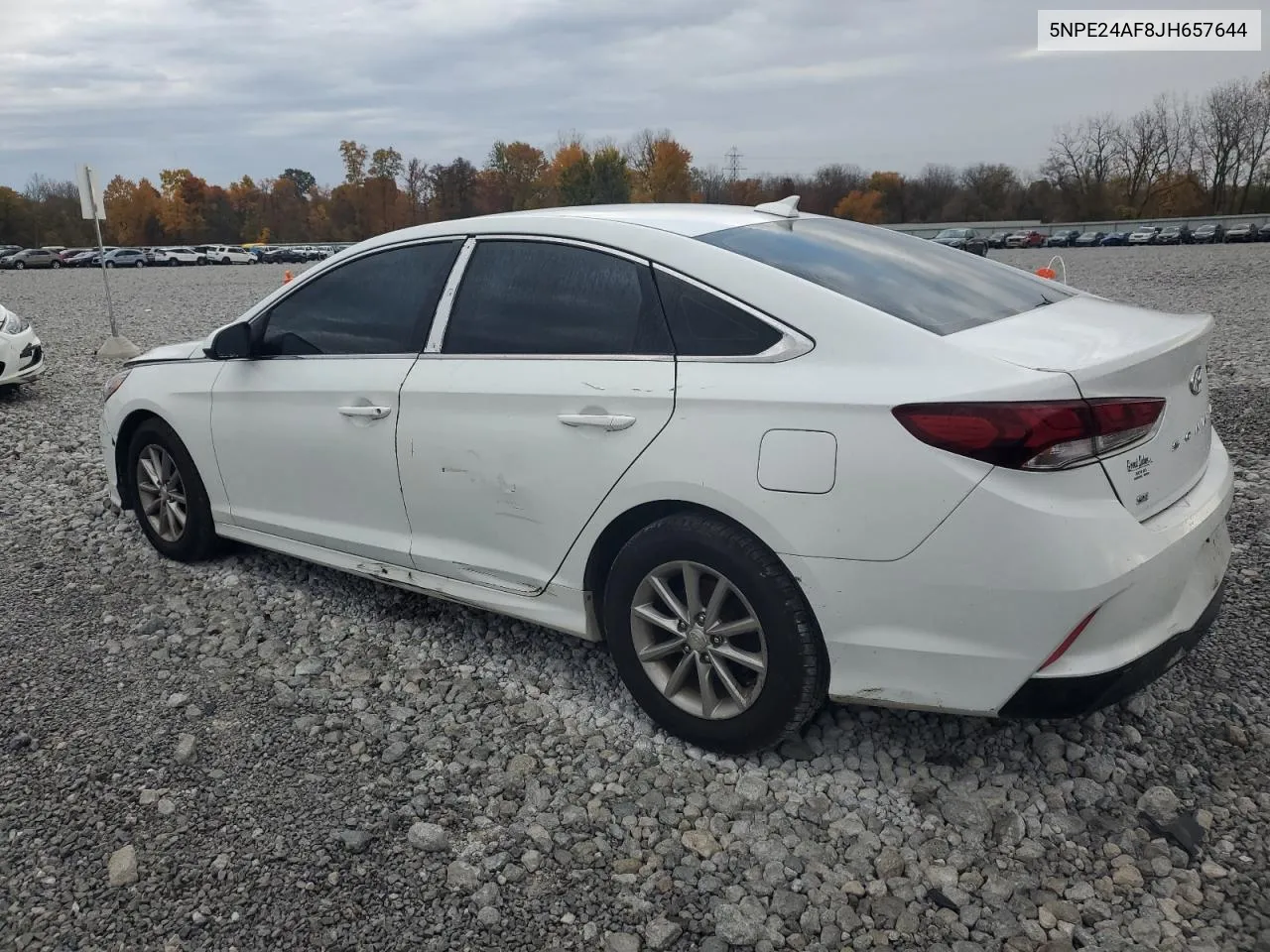 2018 Hyundai Sonata Se VIN: 5NPE24AF8JH657644 Lot: 77870634