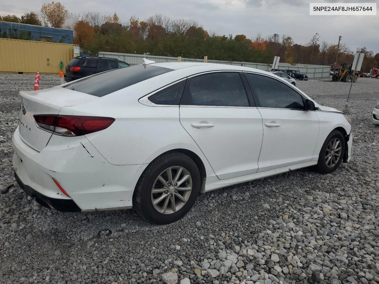 2018 Hyundai Sonata Se VIN: 5NPE24AF8JH657644 Lot: 77870634