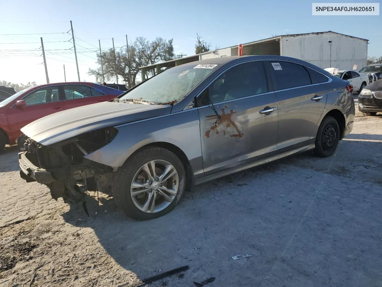 2018 Hyundai Sonata Sport VIN: 5NPE34AF0JH620651 Lot: 77974394