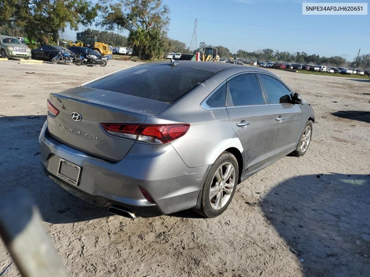 2018 Hyundai Sonata Sport VIN: 5NPE34AF0JH620651 Lot: 77974394