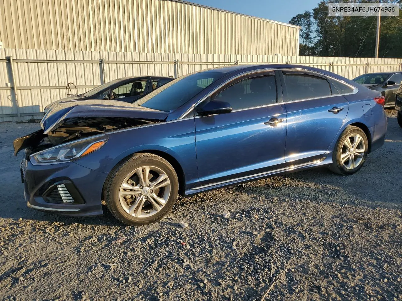 2018 Hyundai Sonata Sport VIN: 5NPE34AF6JH674956 Lot: 77978924