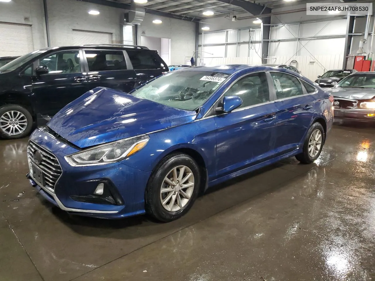 2018 Hyundai Sonata Se VIN: 5NPE24AF8JH708530 Lot: 78498374