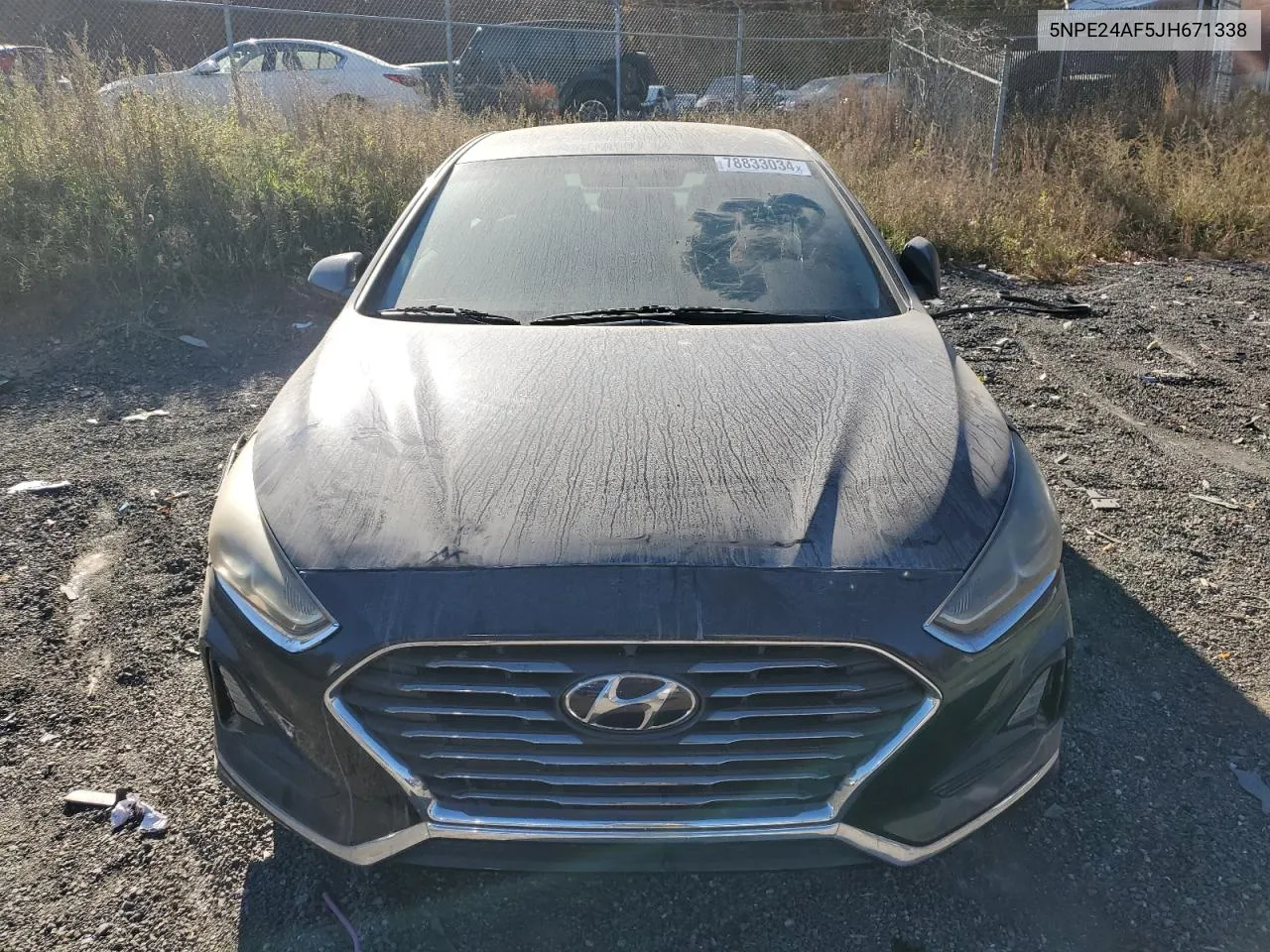 2018 Hyundai Sonata Se VIN: 5NPE24AF5JH671338 Lot: 78833034