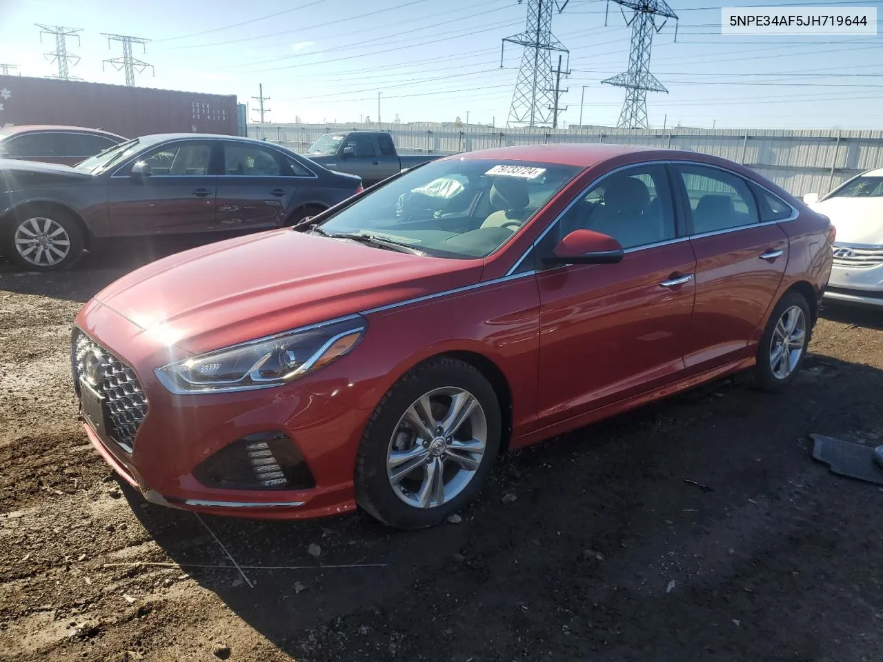 2018 Hyundai Sonata Sport VIN: 5NPE34AF5JH719644 Lot: 79733724