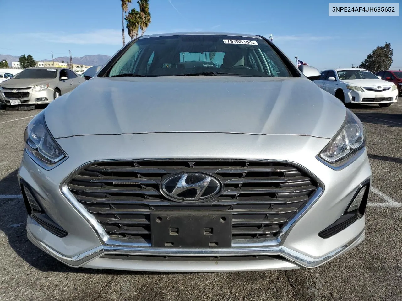 2018 Hyundai Sonata Se VIN: 5NPE24AF4JH685652 Lot: 79760104