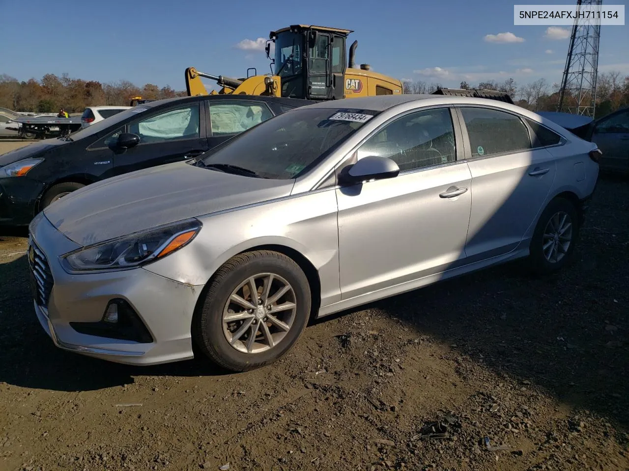 2018 Hyundai Sonata Se VIN: 5NPE24AFXJH711154 Lot: 79768434