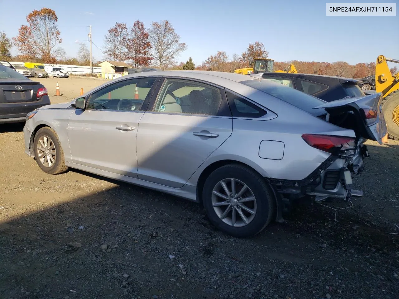 2018 Hyundai Sonata Se VIN: 5NPE24AFXJH711154 Lot: 79768434