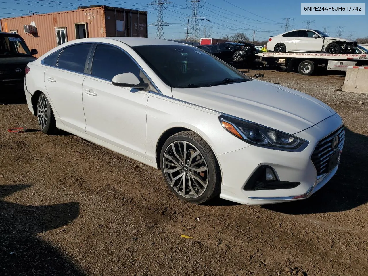 2018 Hyundai Sonata Se VIN: 5NPE24AF6JH617742 Lot: 79874114