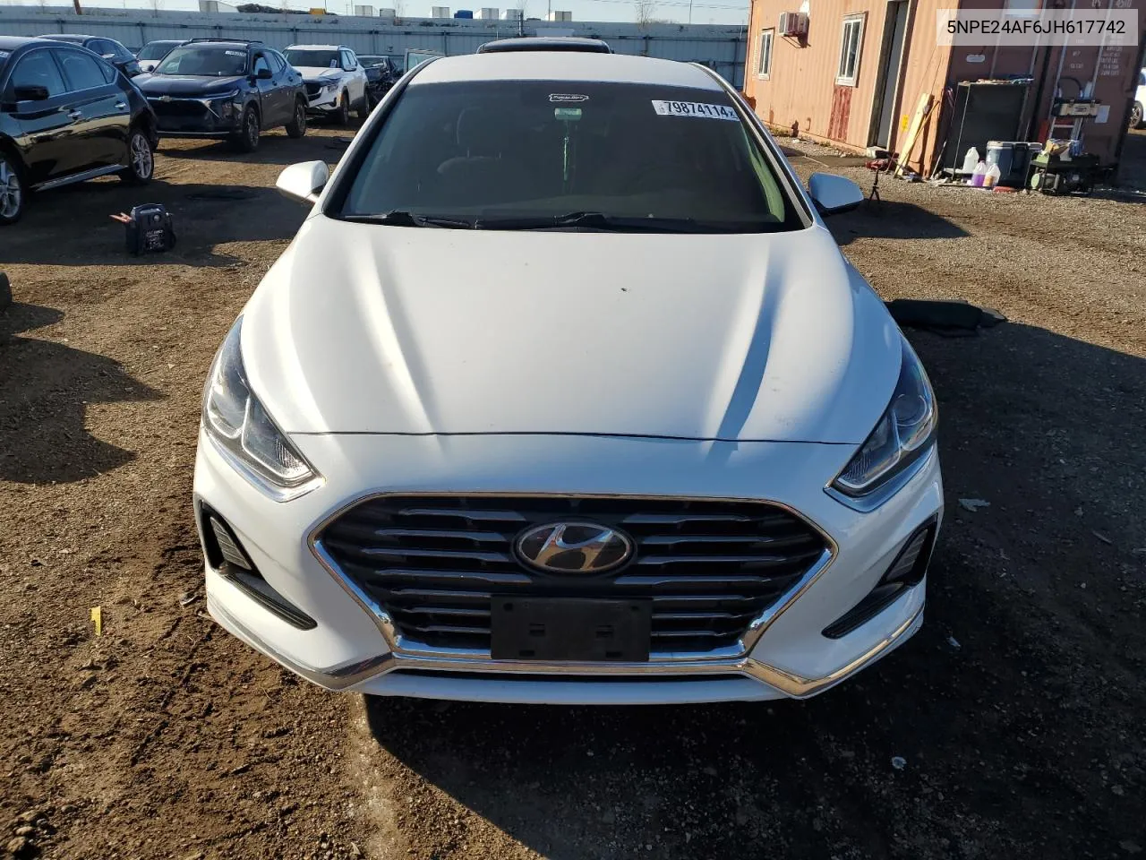 2018 Hyundai Sonata Se VIN: 5NPE24AF6JH617742 Lot: 79874114