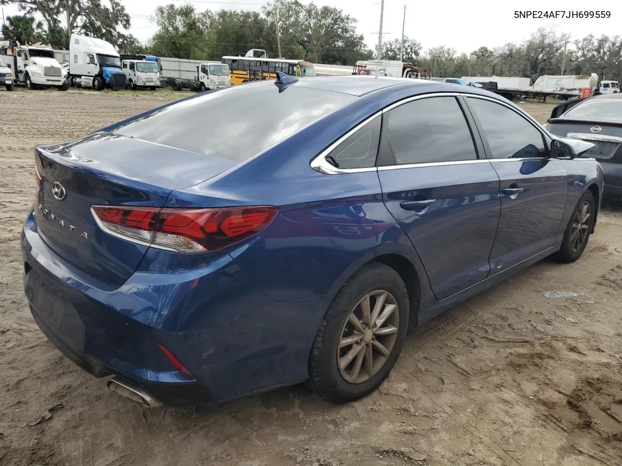 2018 Hyundai Sonata Se VIN: 5NPE24AF7JH699559 Lot: 79925404