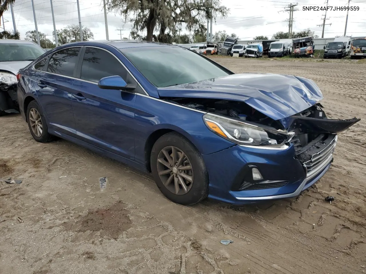 2018 Hyundai Sonata Se VIN: 5NPE24AF7JH699559 Lot: 79925404