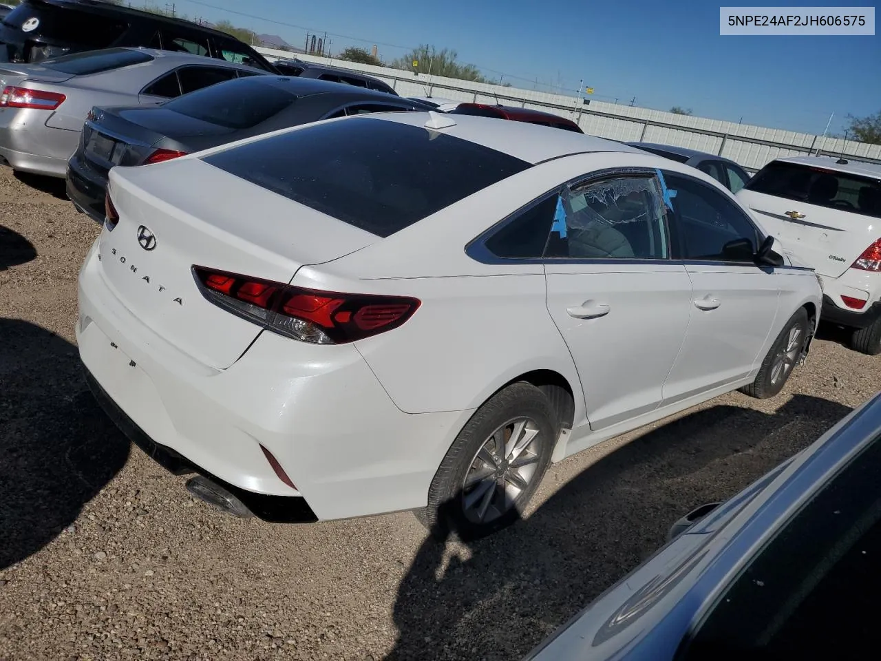 2018 Hyundai Sonata Se VIN: 5NPE24AF2JH606575 Lot: 80031404