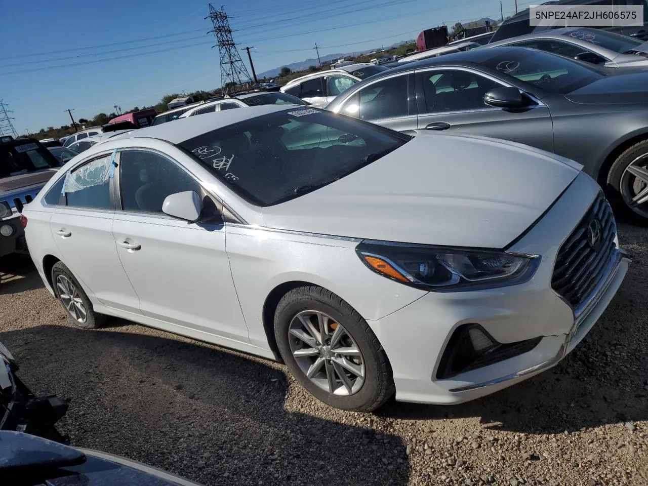 2018 Hyundai Sonata Se VIN: 5NPE24AF2JH606575 Lot: 80031404