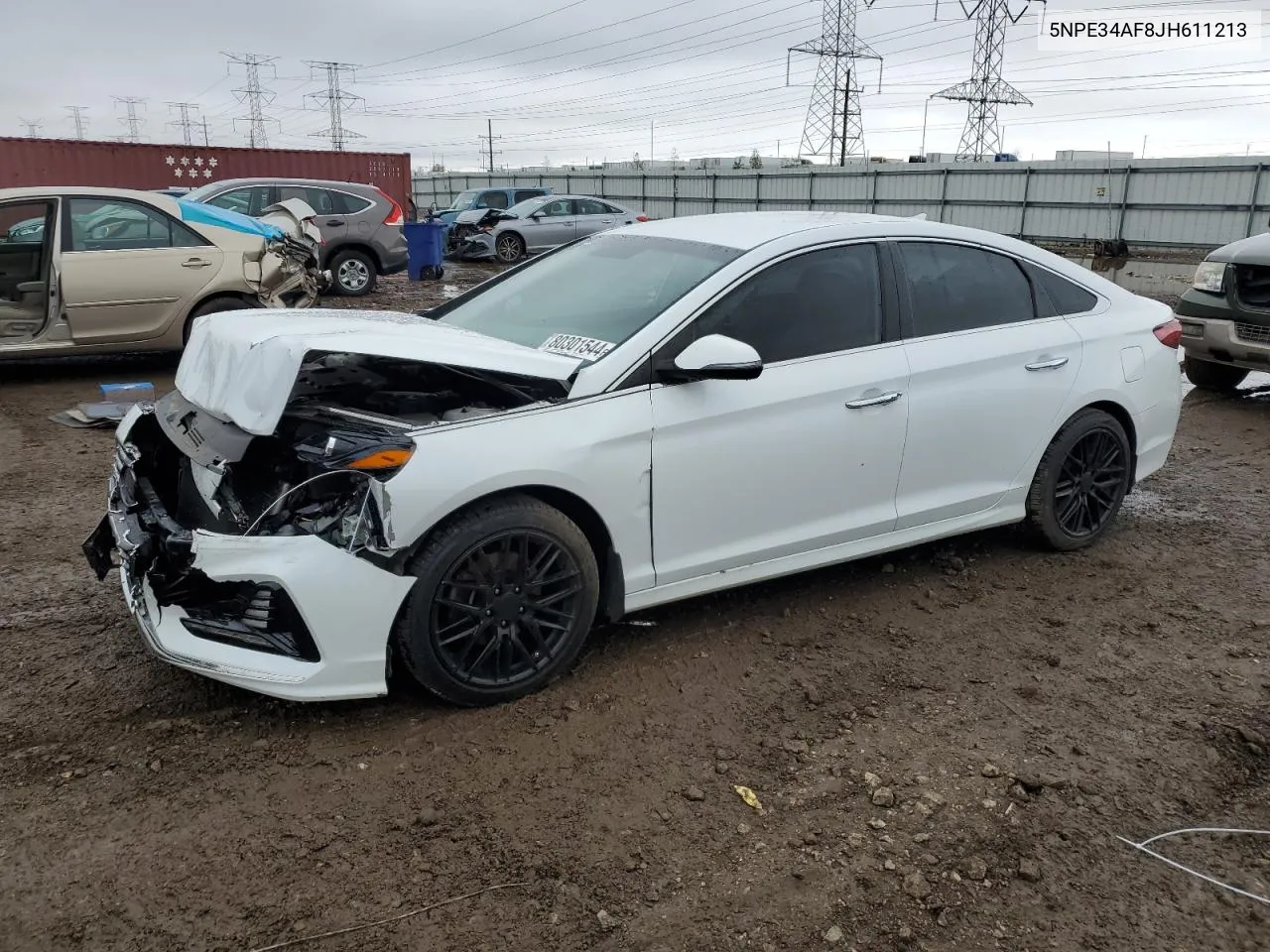 2018 Hyundai Sonata Sport VIN: 5NPE34AF8JH611213 Lot: 80301544