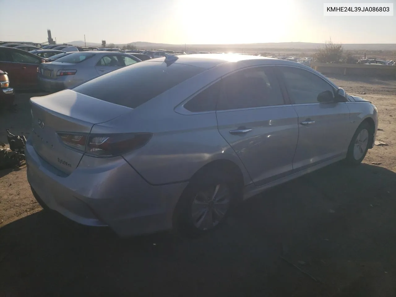 2018 Hyundai Sonata Hybrid VIN: KMHE24L39JA086803 Lot: 80312534