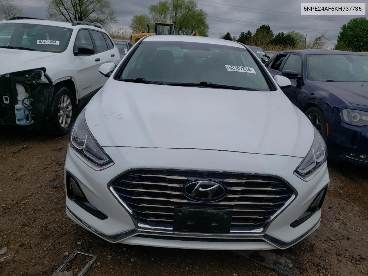 2019 Hyundai Sonata Se VIN: 5NPE24AF6KH737736 Lot: 52187314