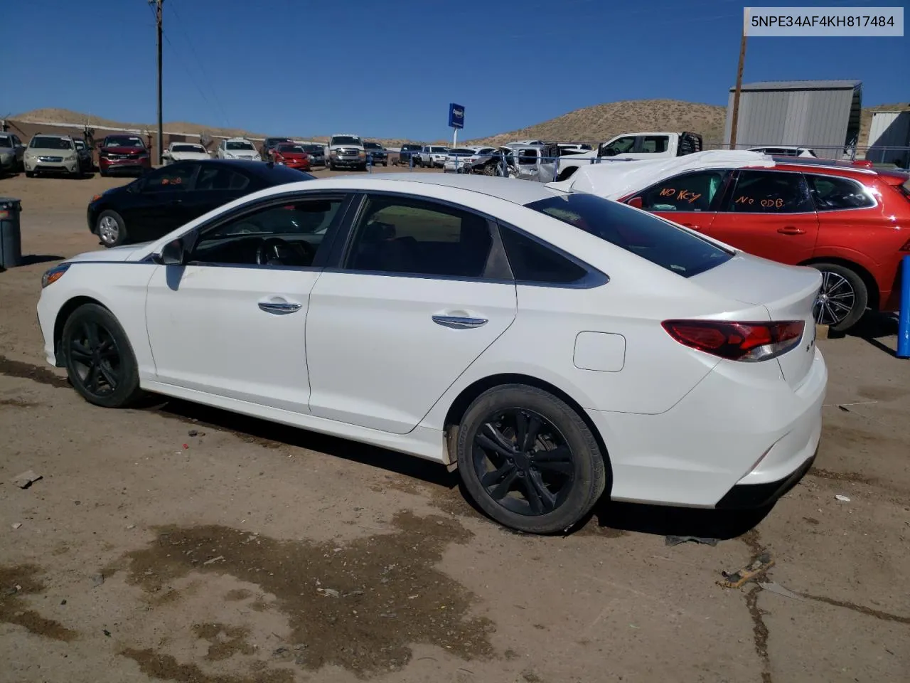 2019 Hyundai Sonata Limited VIN: 5NPE34AF4KH817484 Lot: 53129934