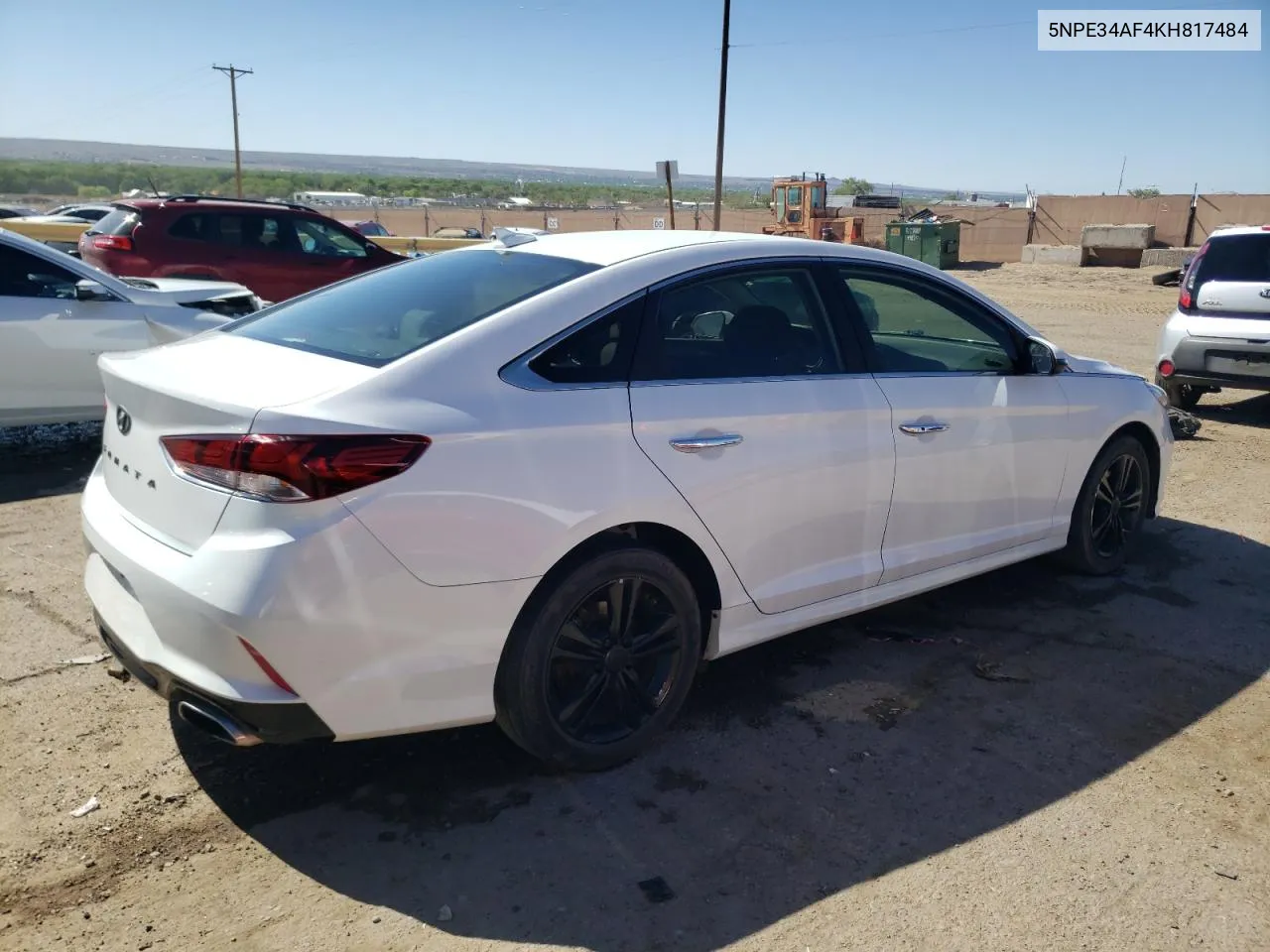 2019 Hyundai Sonata Limited VIN: 5NPE34AF4KH817484 Lot: 53129934