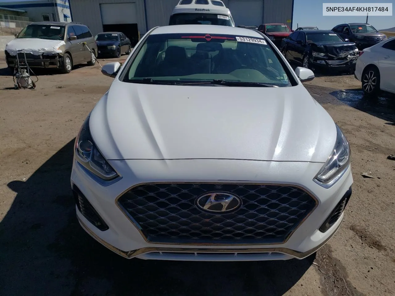 2019 Hyundai Sonata Limited VIN: 5NPE34AF4KH817484 Lot: 53129934