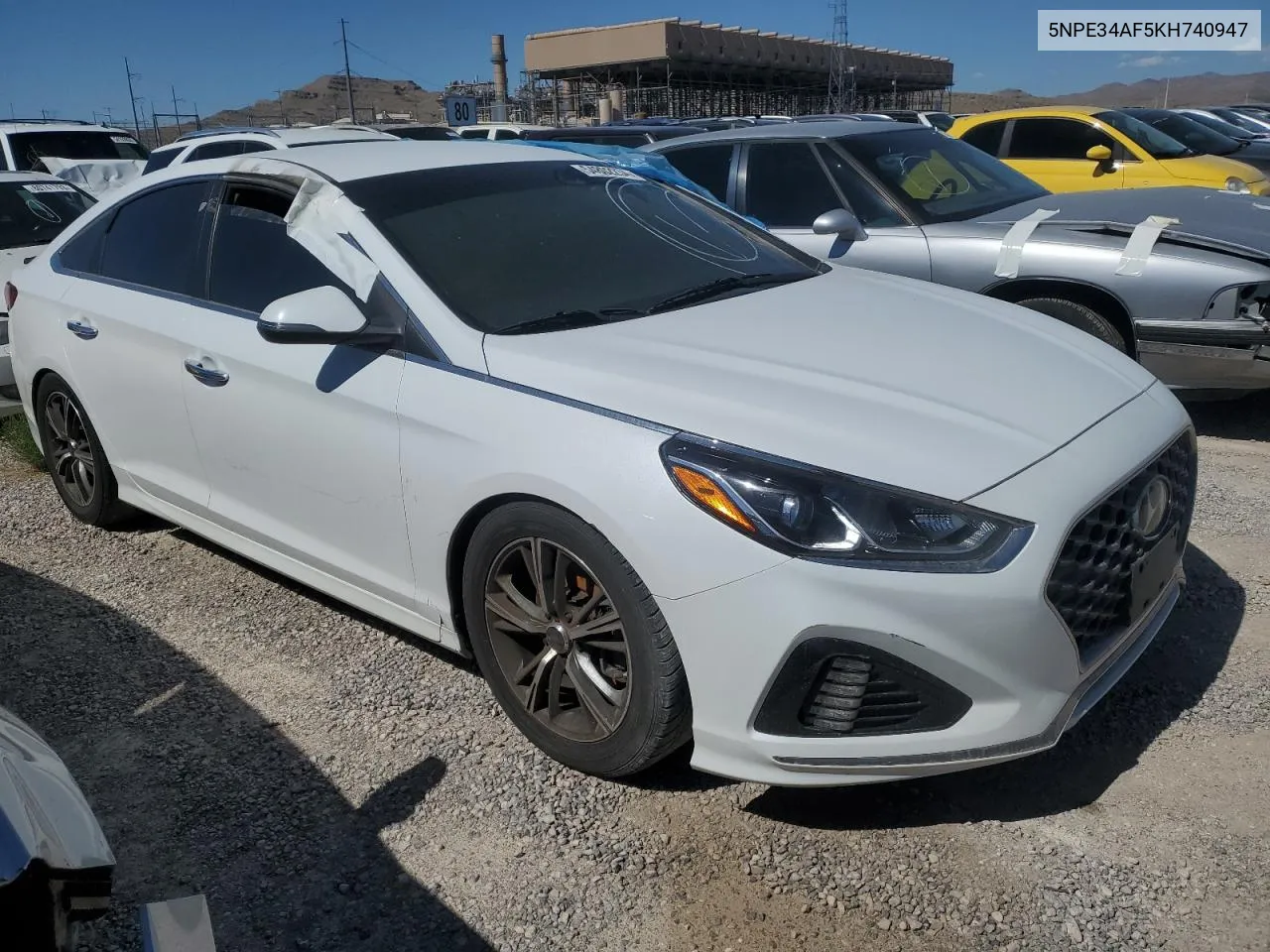 2019 Hyundai Sonata Limited VIN: 5NPE34AF5KH740947 Lot: 54802234