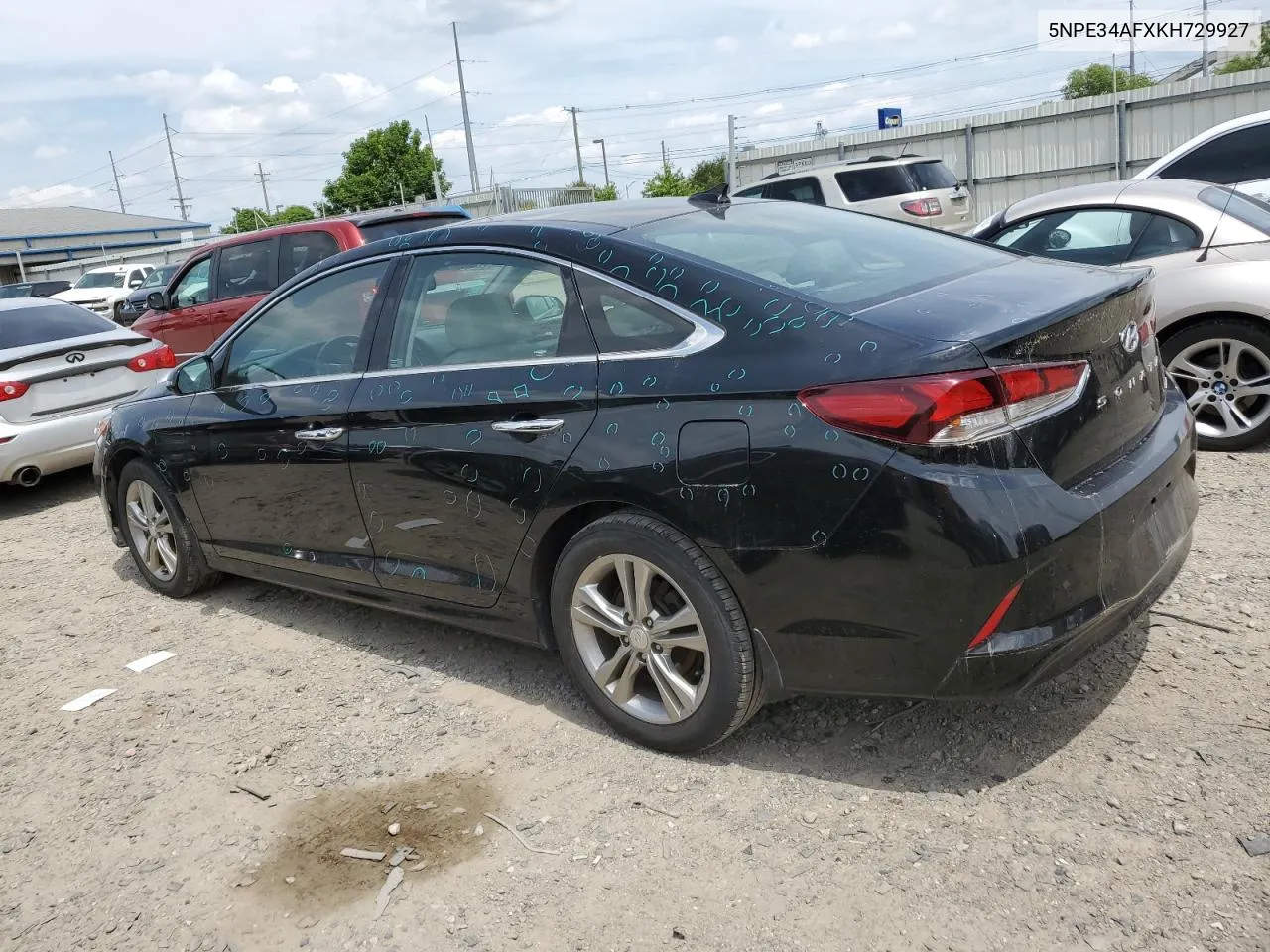 5NPE34AFXKH729927 2019 Hyundai Sonata Limited