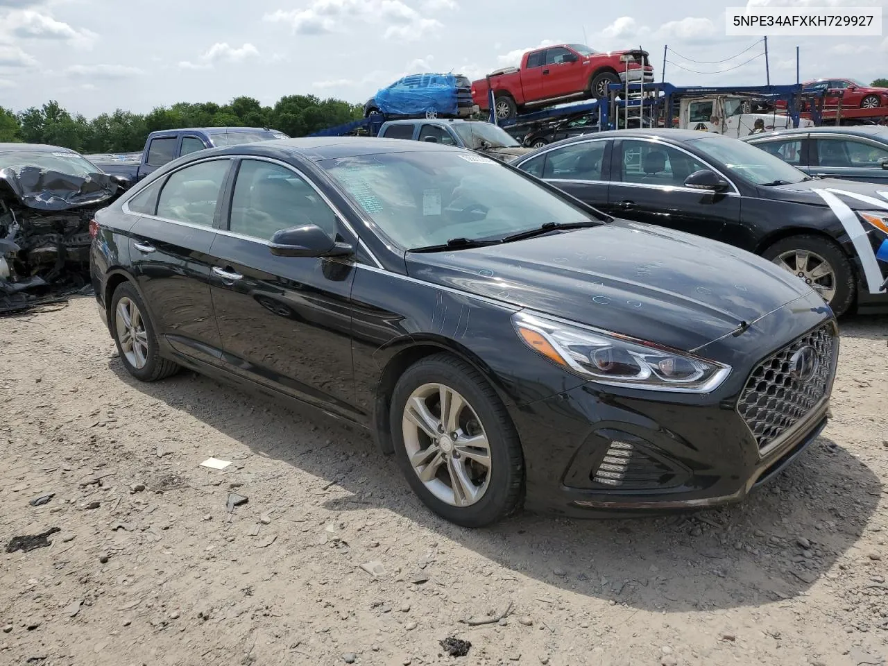 2019 Hyundai Sonata Limited VIN: 5NPE34AFXKH729927 Lot: 56810904