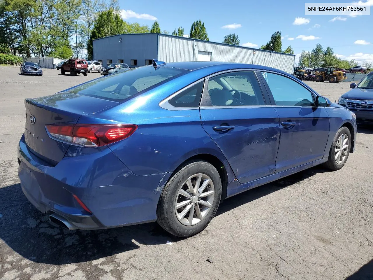 2019 Hyundai Sonata Se VIN: 5NPE24AF6KH763561 Lot: 56957544