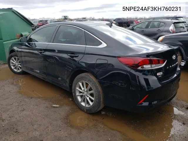 5NPE24AF3KH760231 2019 Hyundai Sonata Se