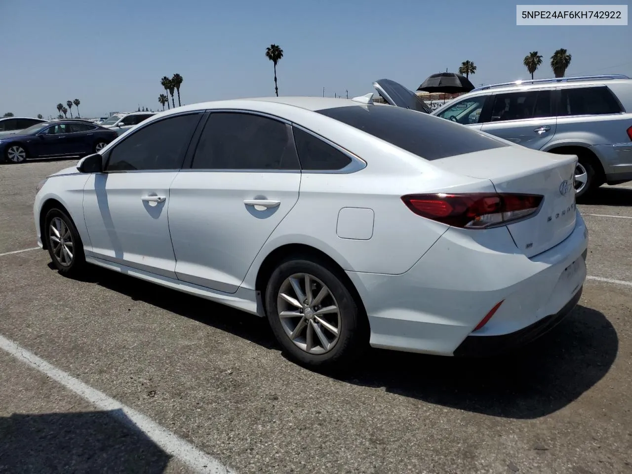 2019 Hyundai Sonata Se VIN: 5NPE24AF6KH742922 Lot: 59829364